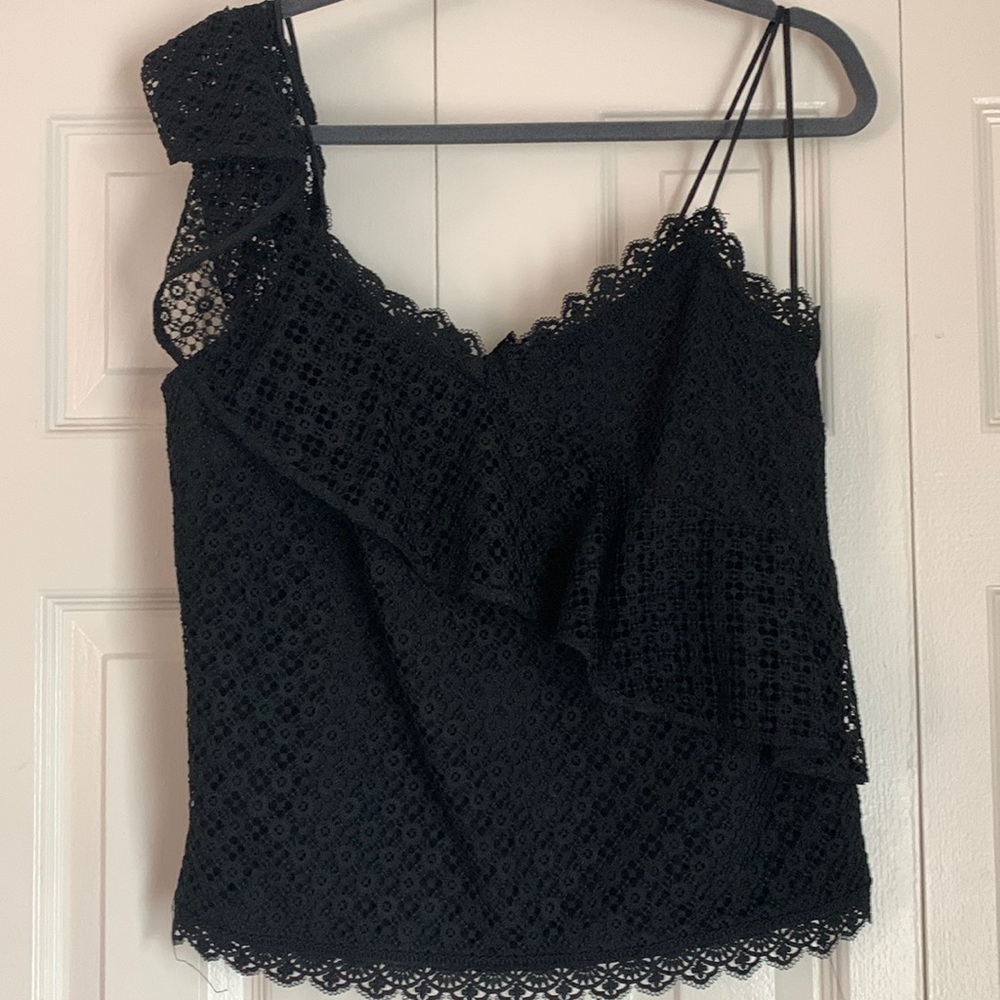 Amur black lace tank, size medium.